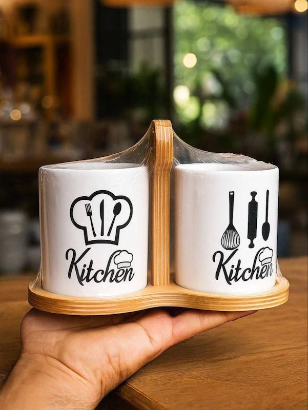 استند قاشق دو خانه