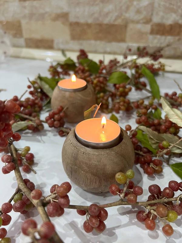 جاشمعی تپل چوبی