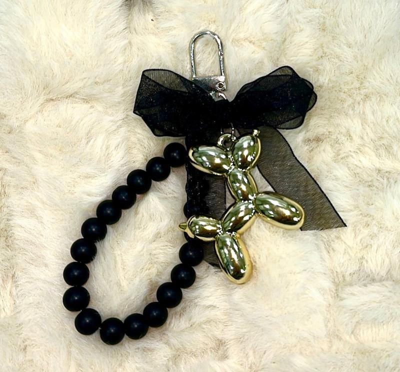 آویز پاپیون مشکی 