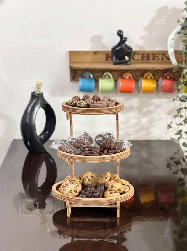 سرویس پذیرایی مینمال چوبی