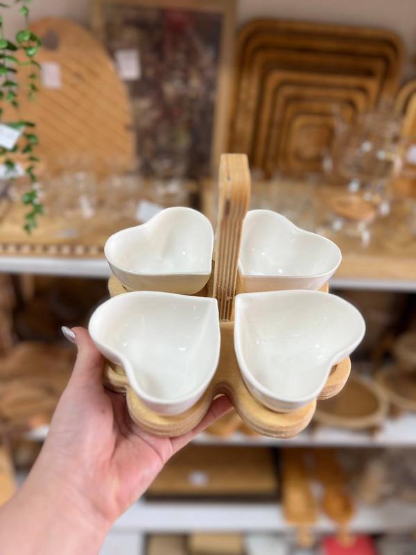 اردو خوری قلب سرامیک و چوب