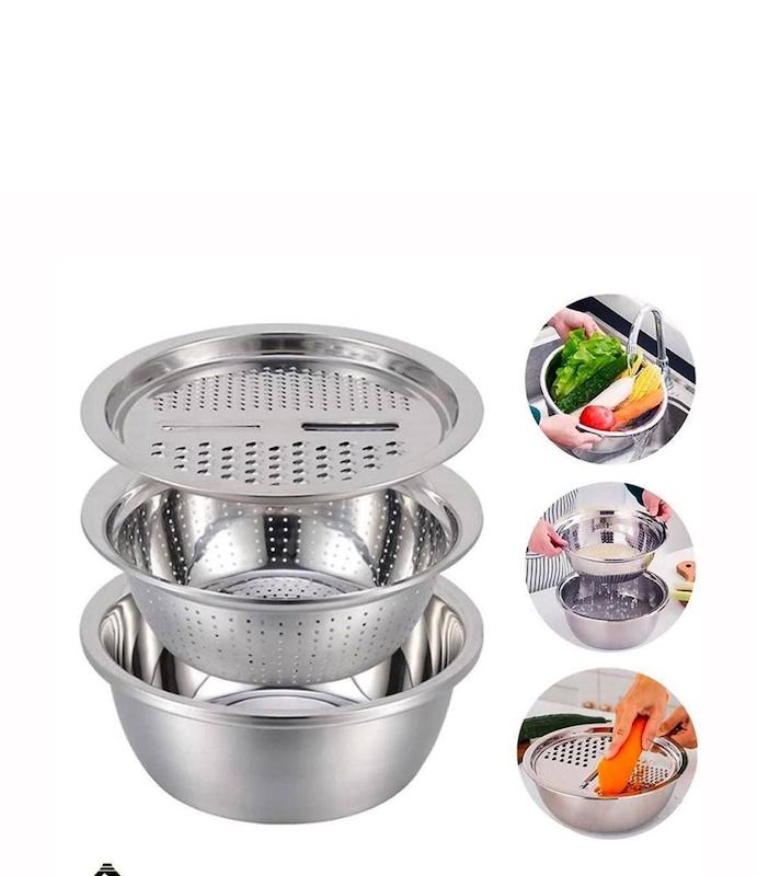 سرویس لگن و ابکش و رنده استیل