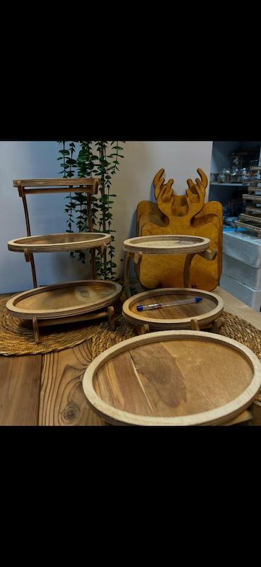 سرویس پذیرایی مینمال چوبی