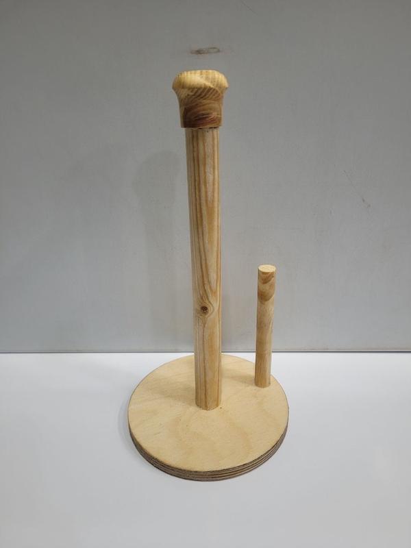جا دستمال رولی چوبی