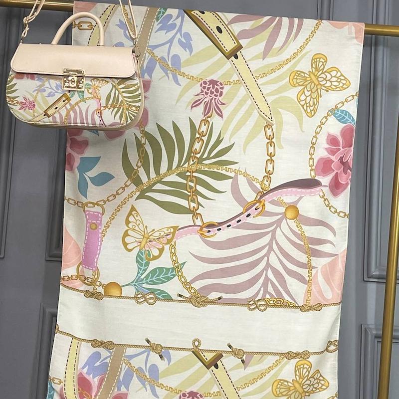 ست کیف و شال طرح مونسترا 11-143