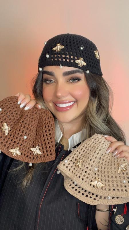 کلاه بافت زنبور