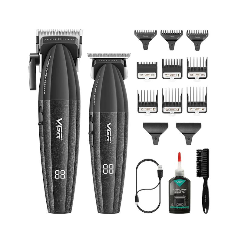 ست ماشین اصلاح حجم زن و خط زن وی جی آر VGR V 640