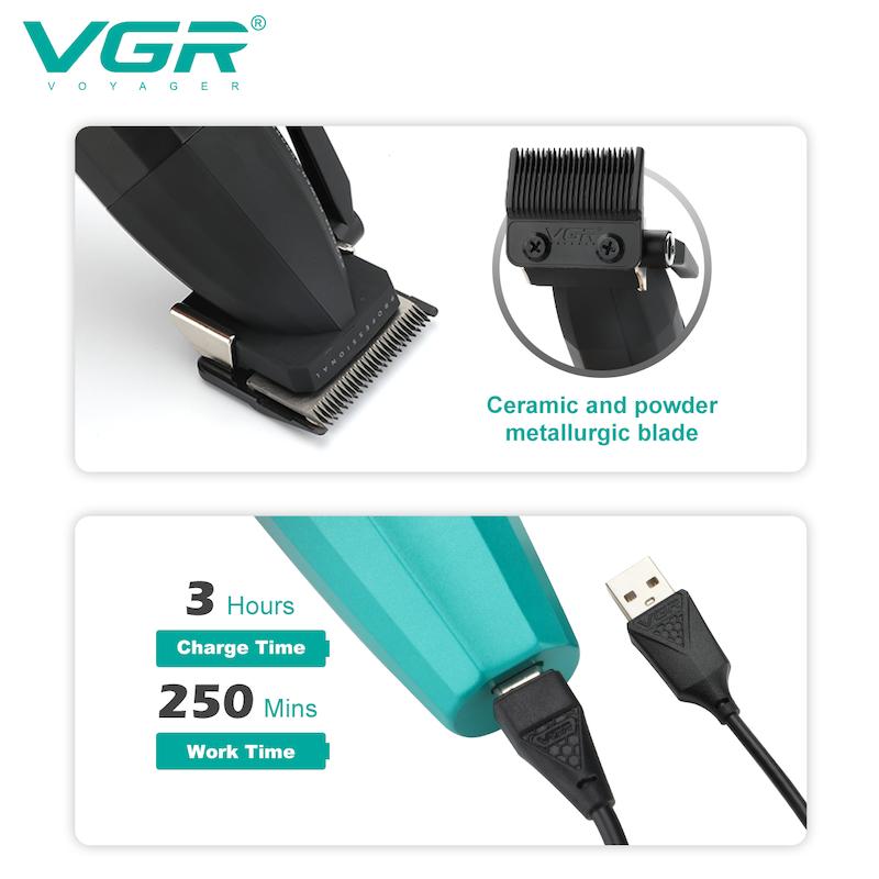 ست ماشین اصلاح و خط زن حرفه ای وی جی آر VGR_ 003 + 906 