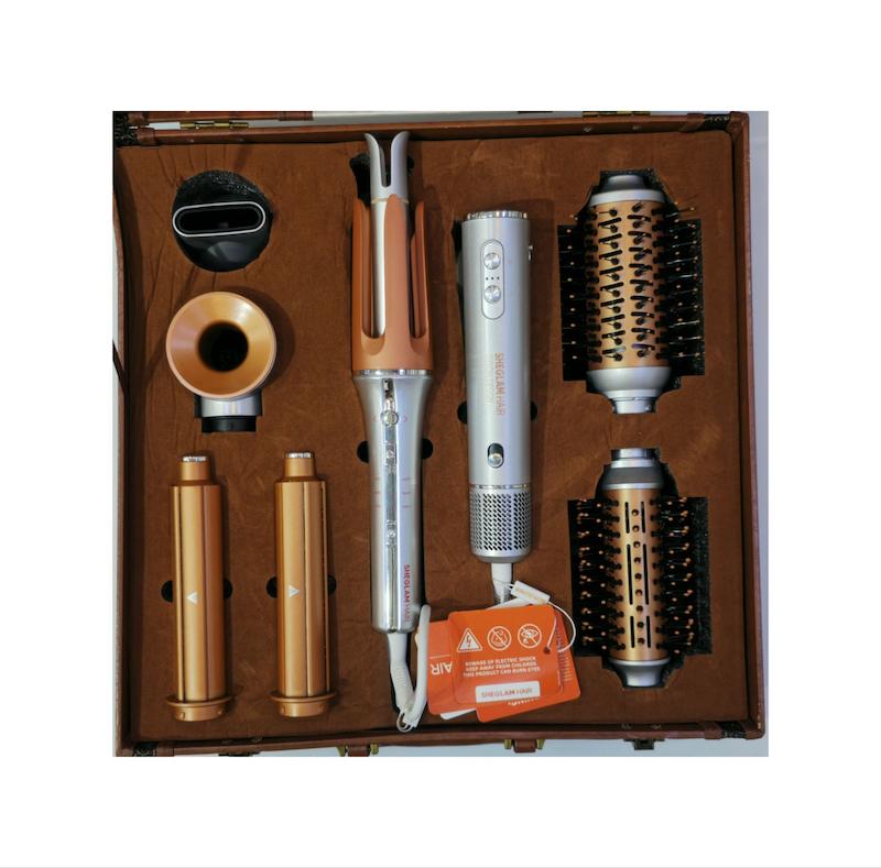 سشوار و فرکننده چندکاره شیگلم همراه با کرلی SHEGLAM Hair Dryer & Curler Set