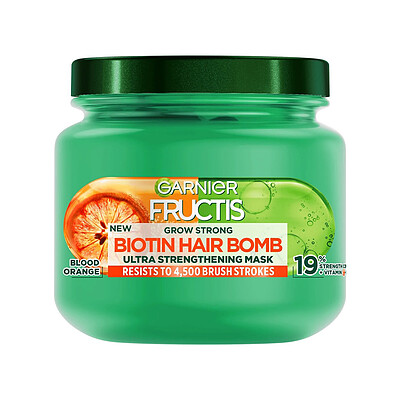 ماسک موی بمب استحکام بخش و افزایش رشد موی گارنیر BIOTIN HAIR BOMB