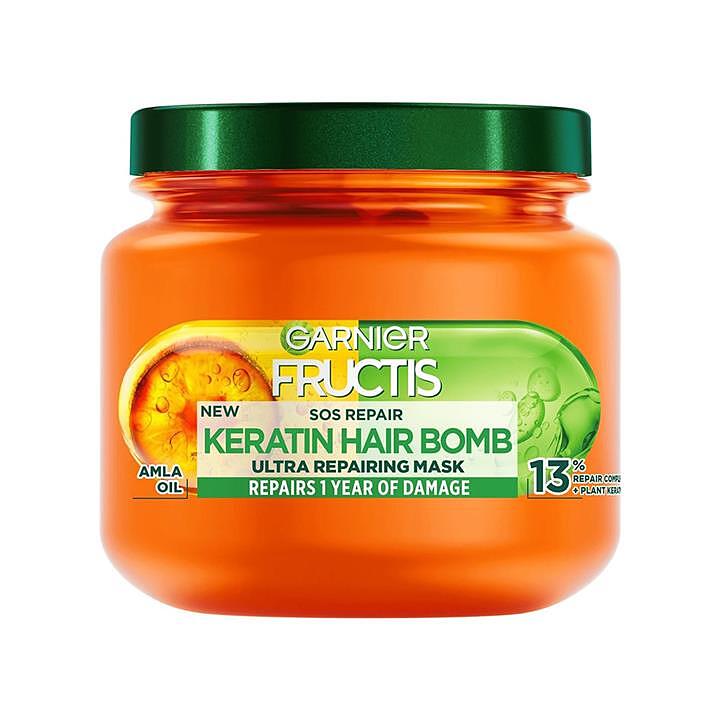 ماسک موی بمب احیا و کراتین مو گارنیر KERATIN HAIR BOMB