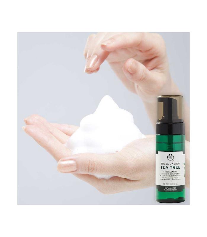 فوم شستشوی پوست چرب و مستعد آکنه تی تری بادی شاپ Tea Tree