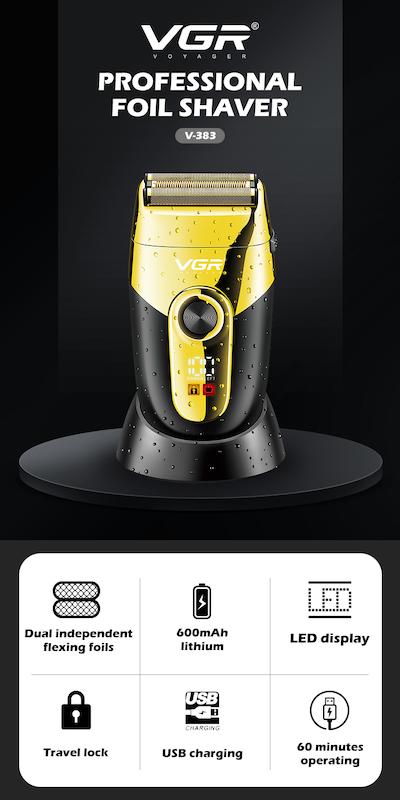 ماشین اصلاح شیور صورت بدن وی جی آر مدل vgr v_383
