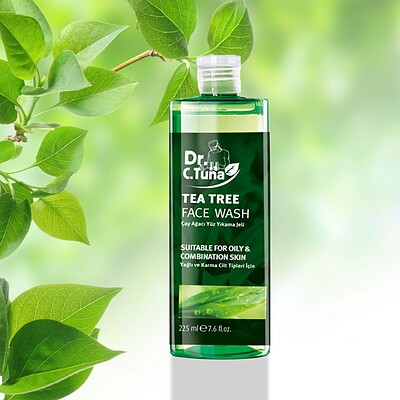 ژل شستشو تی تری پوست مختلط، چرب و مستعد آکنه فارماسی Tea Tree