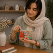عکس استفاده از کیف کارت