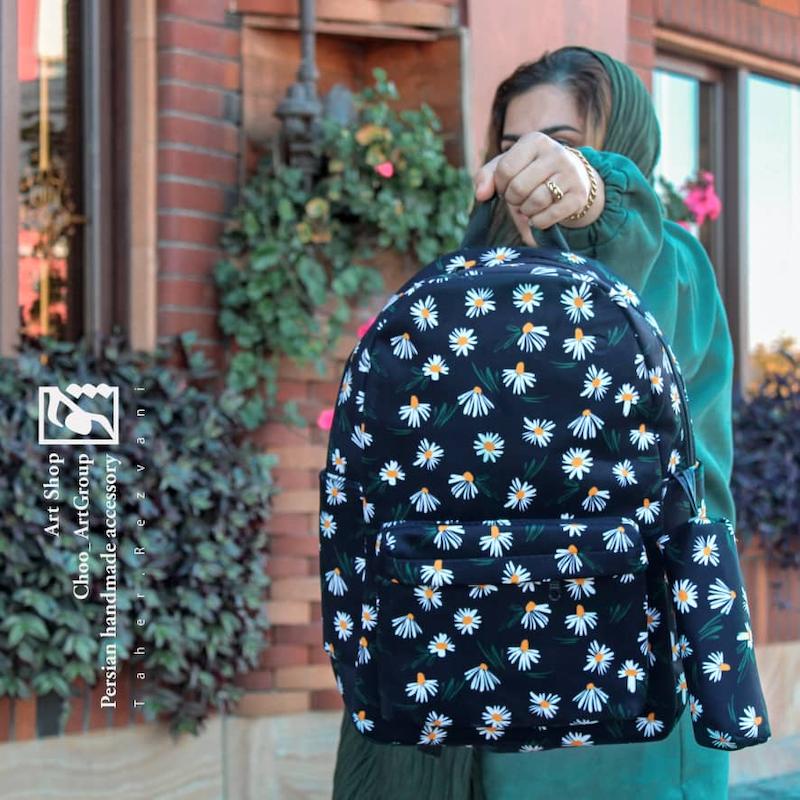 کوله‌پشتی بابونه + جامدادی