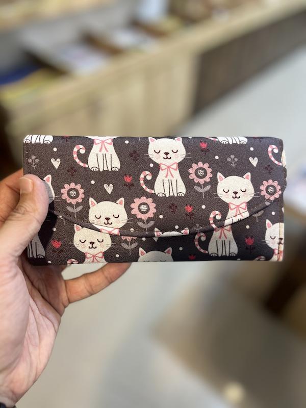 کیف پول طرح گربه