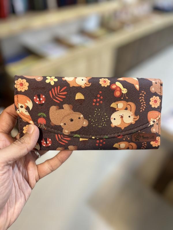 کیف پول طرح حیوانات جنگل