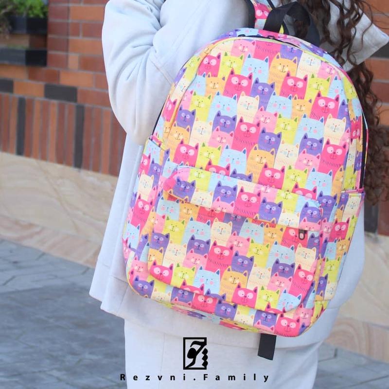 کوله پشتی گربه‌ها + جامدادی