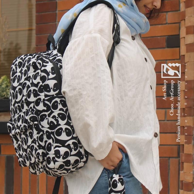 کوله پشتی پاندا + جامدادی