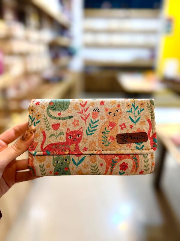 کیف پول طرح گربه 