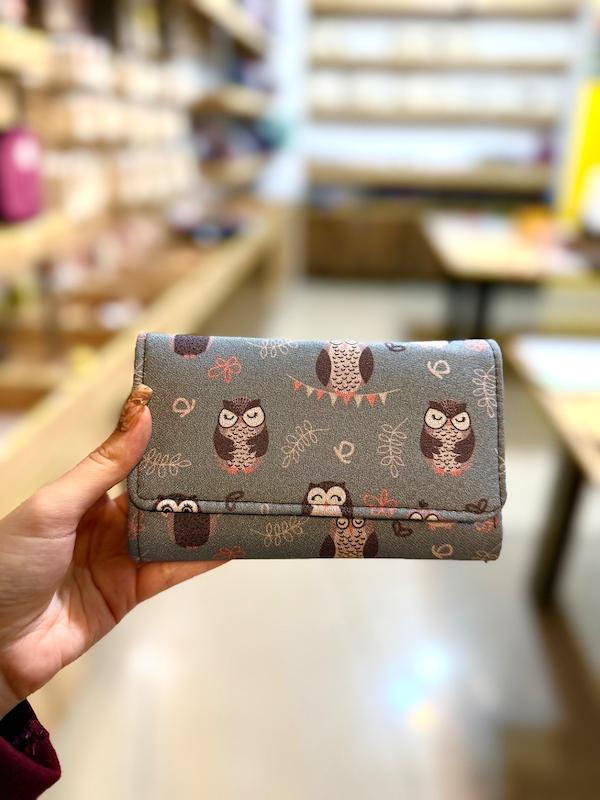 کیف پول طرح جغد