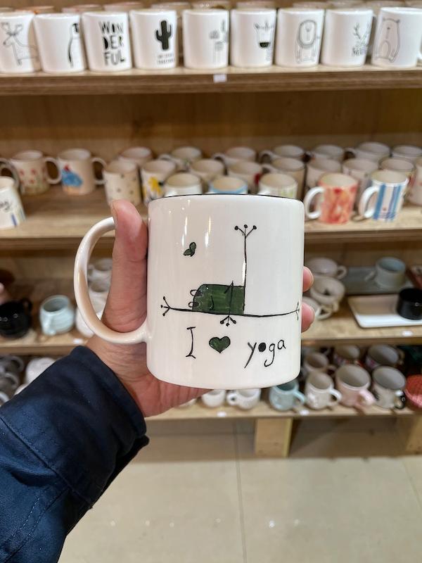 ماگ طرح یوگا