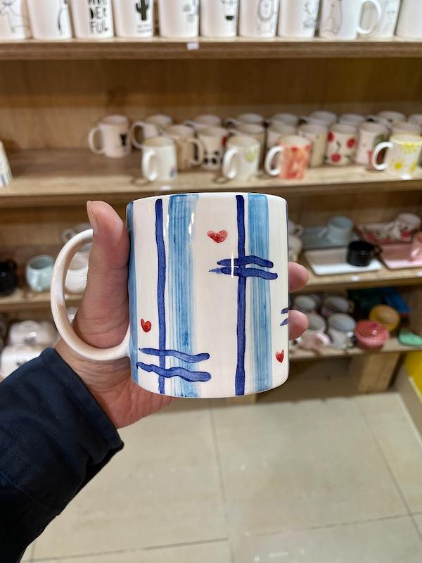 ماگ طرح قلبی