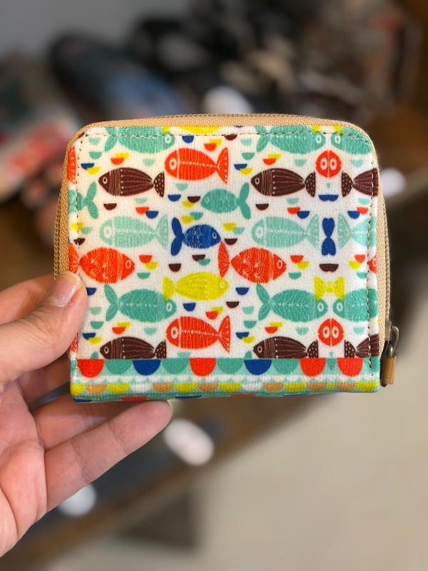 کیف پول پترن ماهی