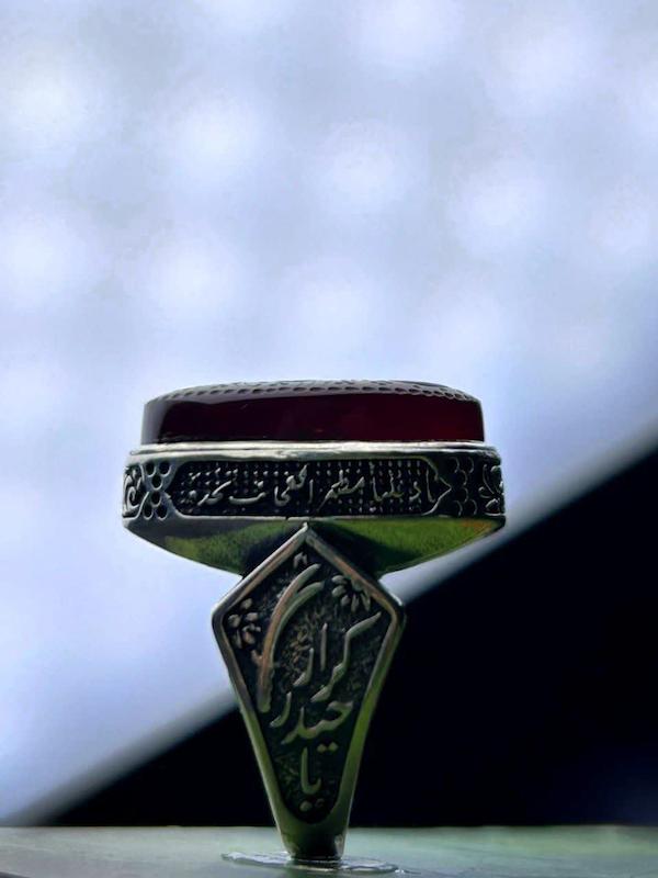  انگشتر عقیق سرخ