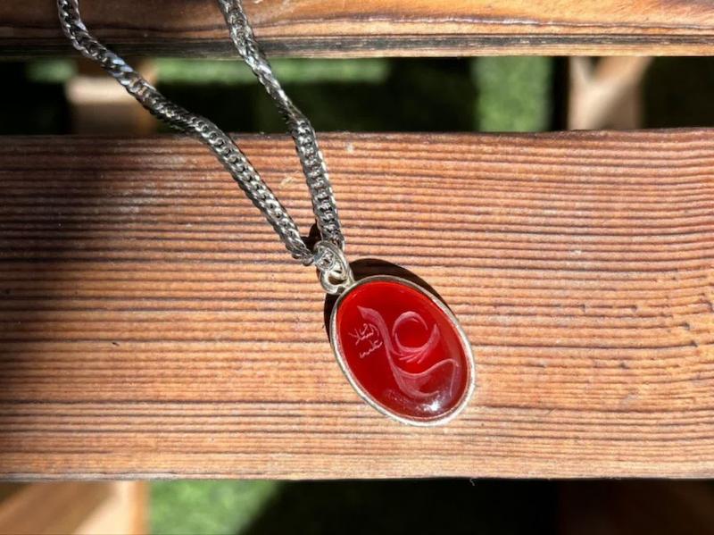 گردنبند عقیق سرخ