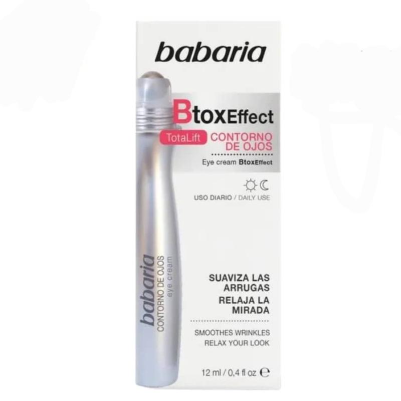 کرم ضد چروک دور چشم باباریا babaria مدل بوتاکس افکت 12 میل