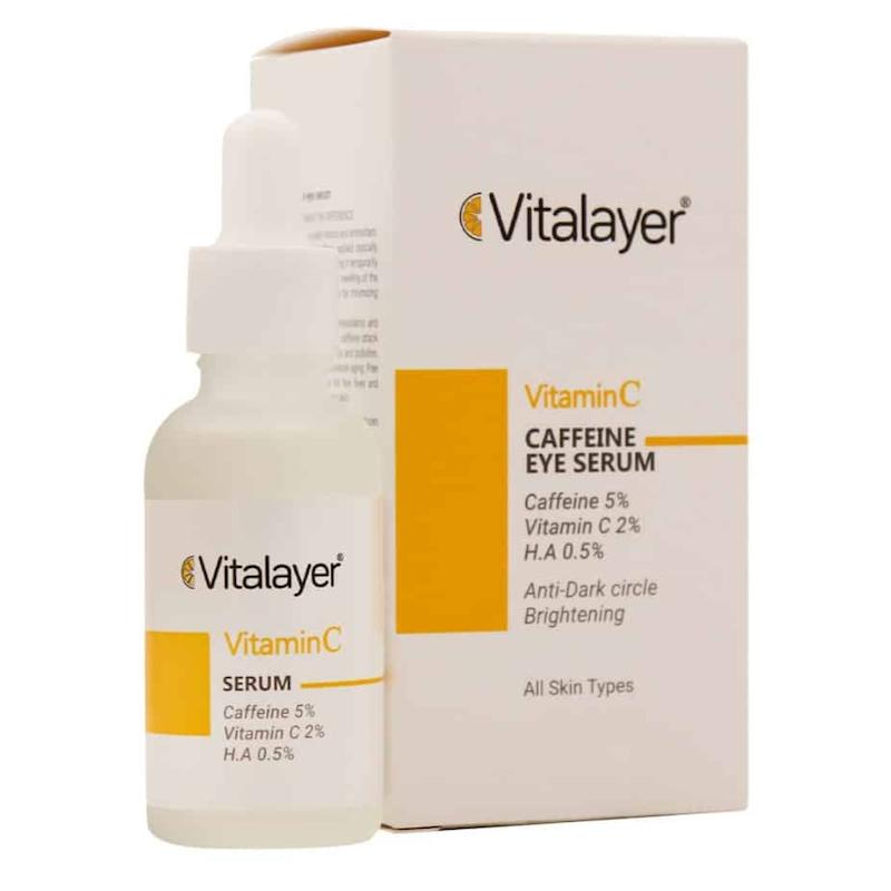 سرم دور چشم کافئین و ویتامین سی ویتالیر ۳۰میل