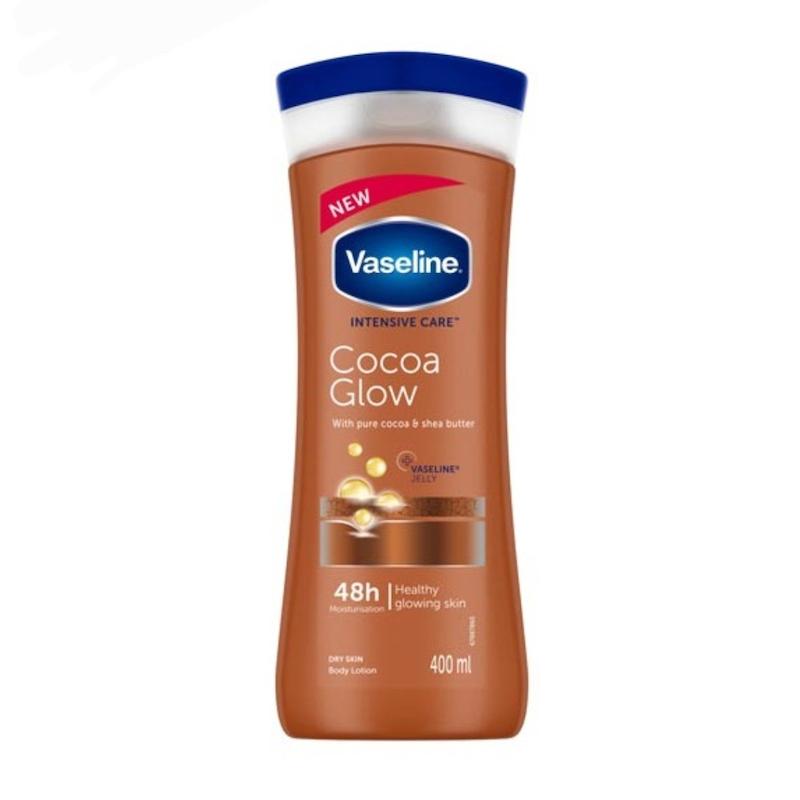لوسیون بدن کاکائو وازلین | درخشان کننده و بهبود خشکی پوست | 400 میل