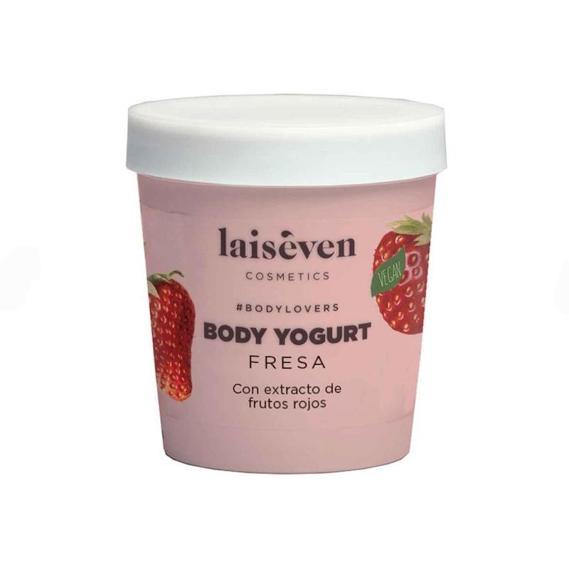 ماست بدن مرطوب کننده لایسون laiseven مدل STRAWBERRY حجم 300 میل