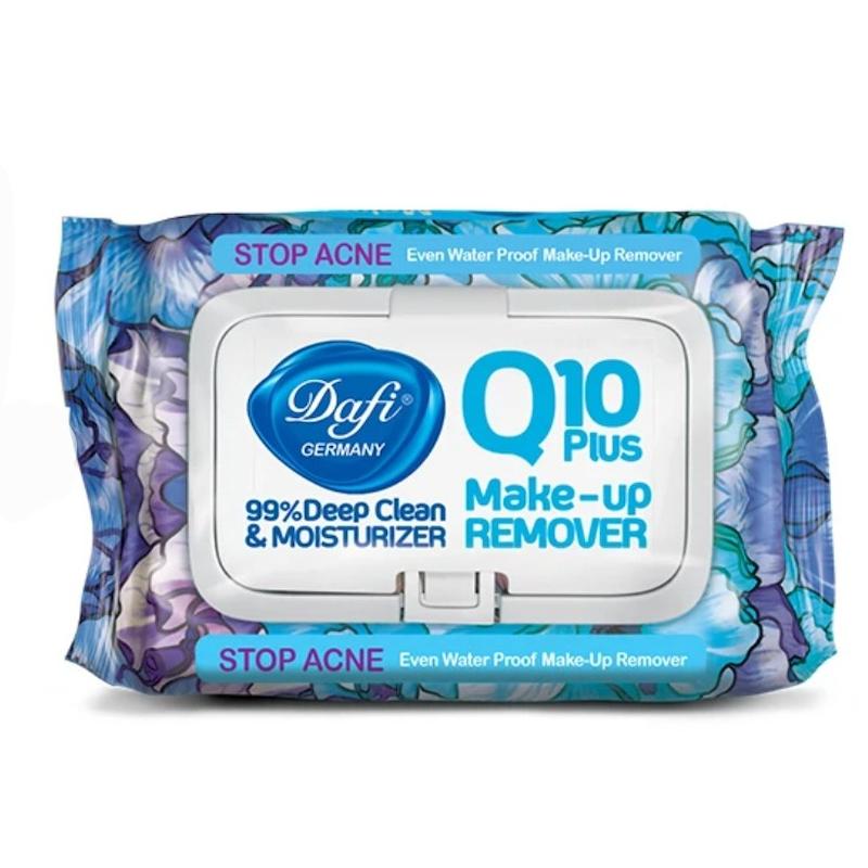 دستمال مرطوب دافی مدل Q10-STOP ACNE بسته 50 عدد