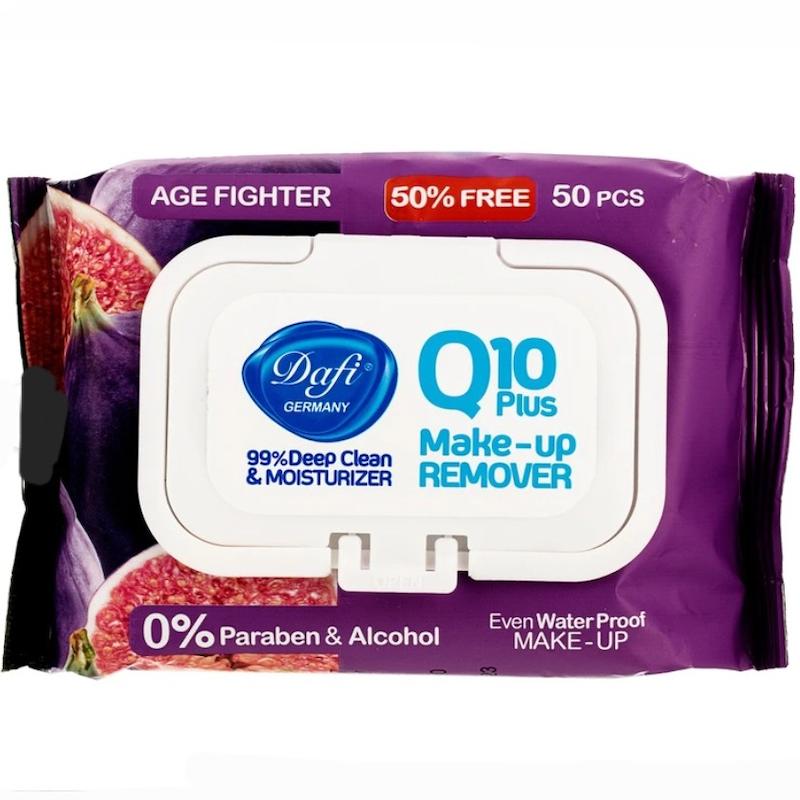 دستمال مرطوب دافی مدل Q10 PLUS بسته 50 عددی