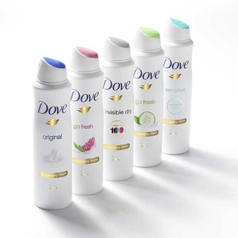 اسپری ضد تعریق زنانه داو Dove مدل clean touch حجم 250 میل