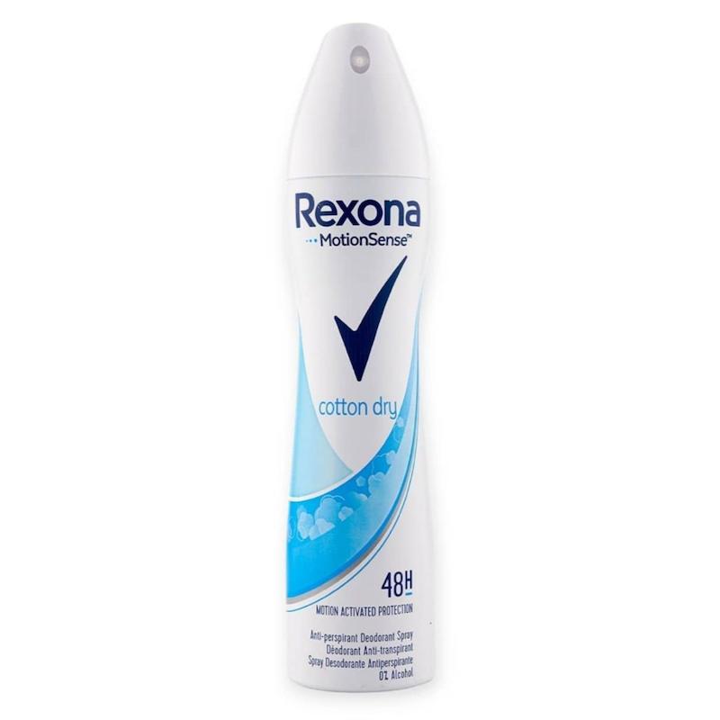 اسپری ضد تعریق زنانه رکسوناREXONA مدل کاتن درای Cotton Dry حجم 200 میلی لیتر
