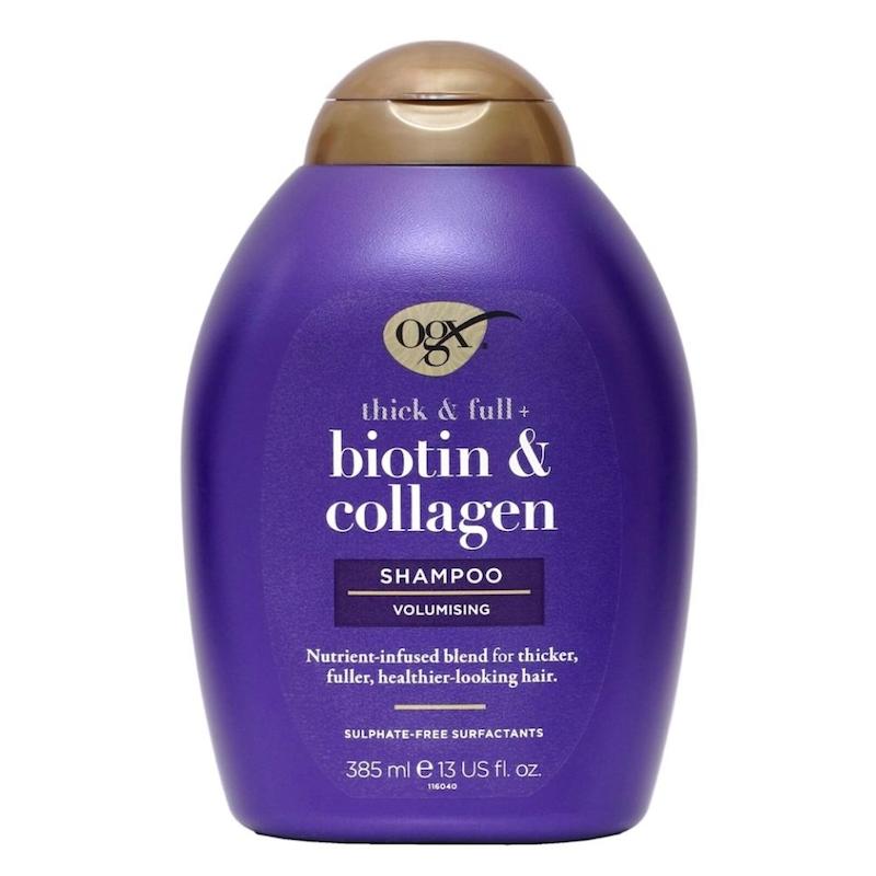 شامپو بیوتین و کلاژن حجم دهنده و ضد ریزش اوجیکس ogx