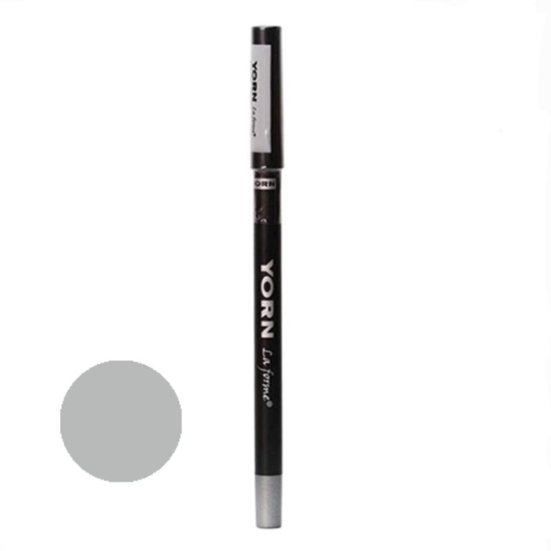 مداد چشم رنگی یورن شماره 06 رنگ نقره ای Yorn Eyeliner Pencil 06
