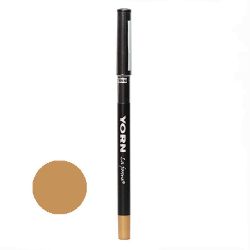 مداد چشم رنگی یورن شماره 04 رنگ طلایی Yorn Eyeliner Pencil 04