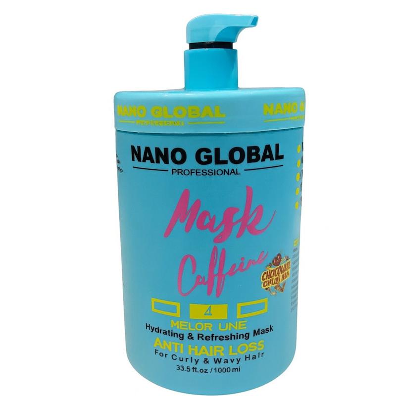 ماسک ضد ریزش موی فر نانوگلوبال حاوی کافئین – Nano Global