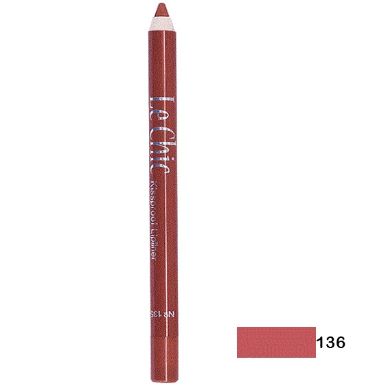 مداد لب بادوام لچیک شماره136