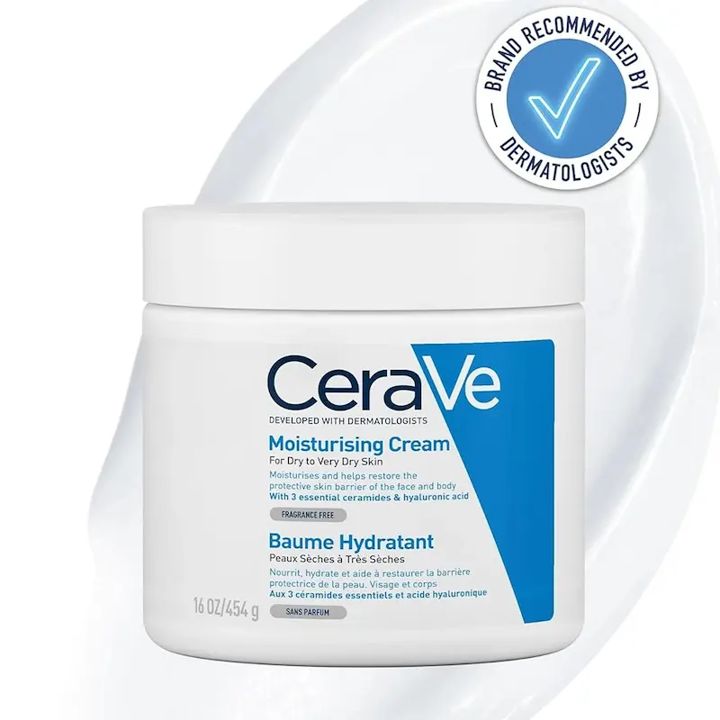 کرم مرطوب‌کننده سراوی مخصوص پوست خشک تا خیلی خشک 454 گرم | CeraVe Moisturising Cream