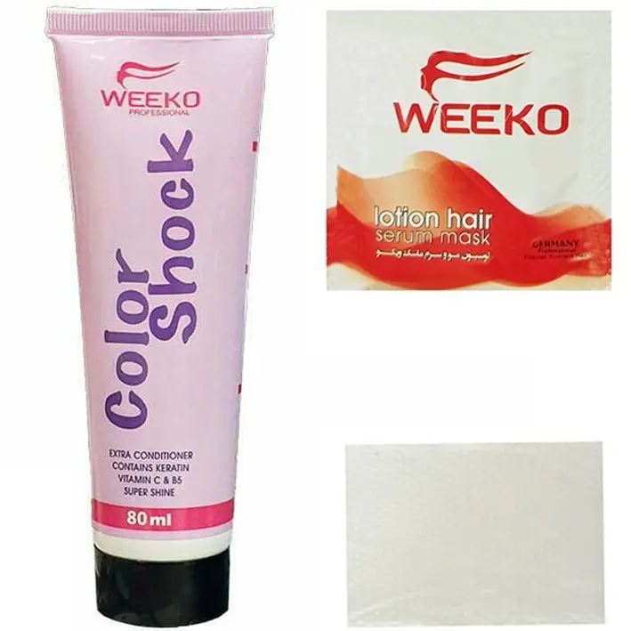 شامپو رنگ مو ویکو مدل COLOR SHOCK شماره 6.11 رنگ آبی
