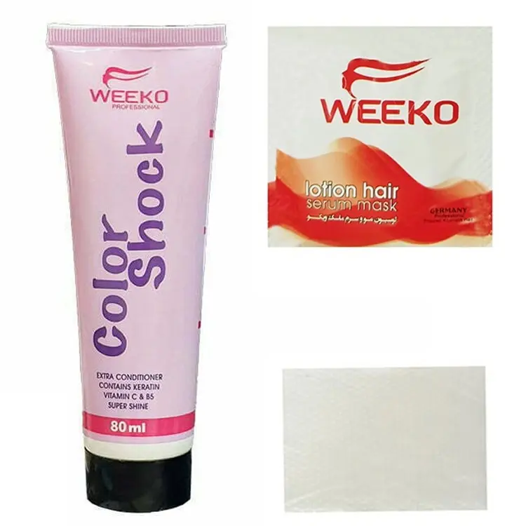 شامپو رنگ مو ویکو مدل COLOR SHOCK شماره 6.33 رنگ سبز فسفری