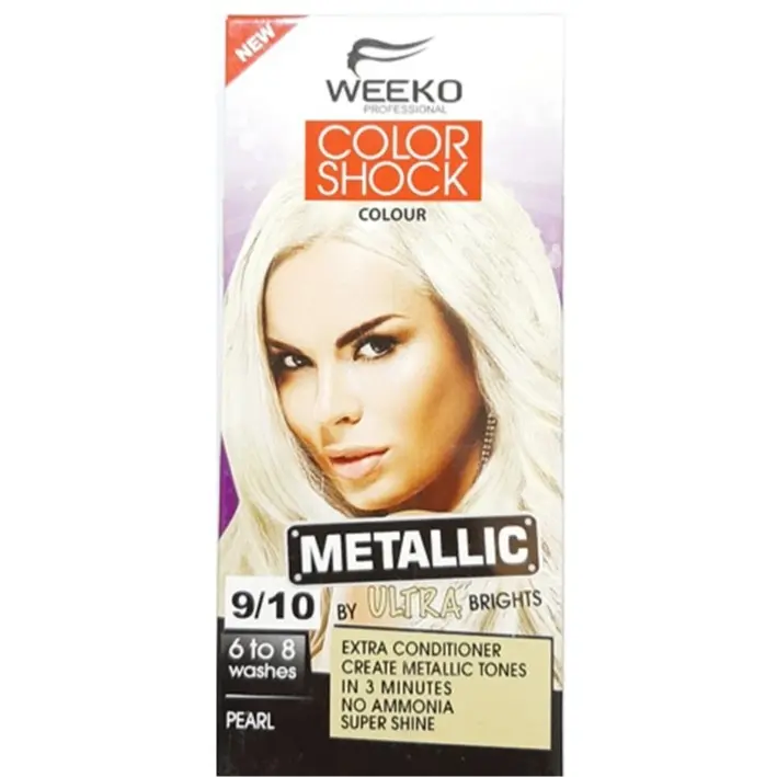 شامپو رنگ مو ویکو مدل COLOR SHOCK شماره 9.10 رنگ مرواریدی