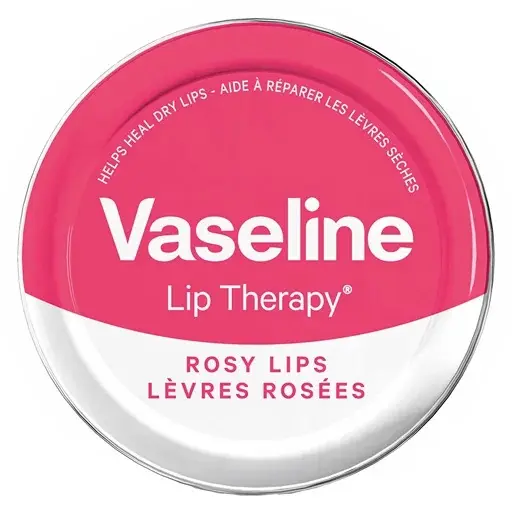 بالم لب وازلین گل رز کاسه ای فلزی