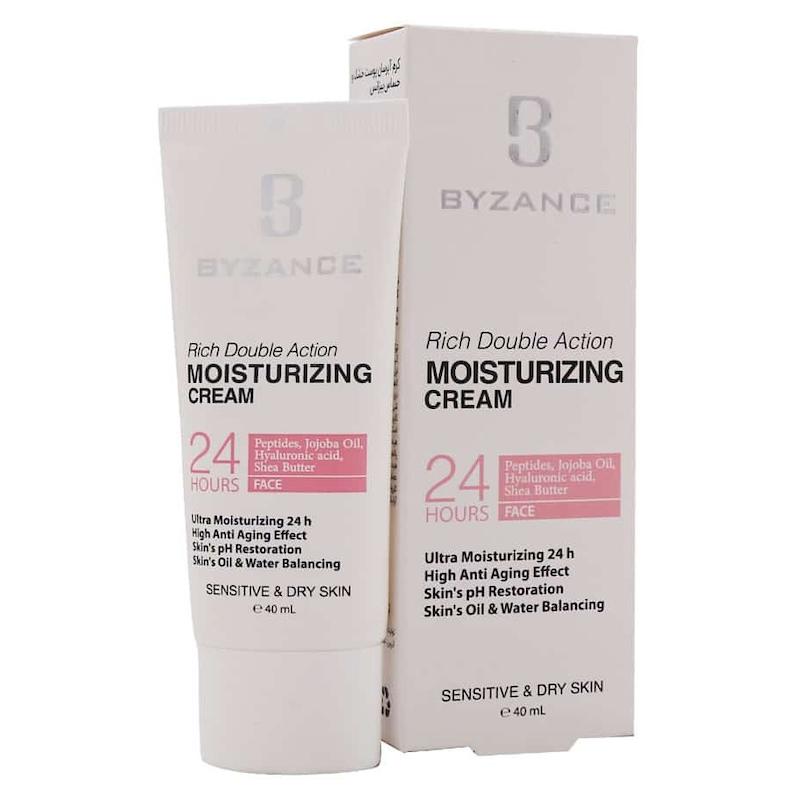 کرم آبرسان پوست خشک و حساس بیزانس 40 میل